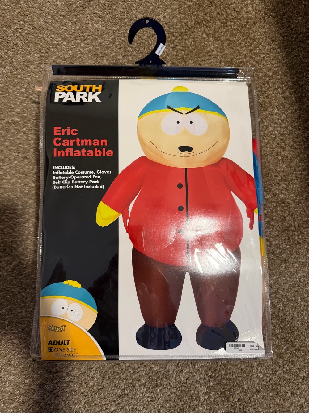 Spirit South Park Eric Cartman Inflatable Costume - Red, Blue, Yellow